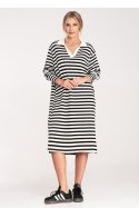 Sukienka Model M1098 Black/White - Figl Figl Sukienka Model M1098 Black/White - Figl Figl