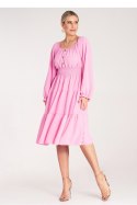 Sukienka Model M1169 Pink - Figl Figl Sukienka Model M1169 Pink - Figl Figl
