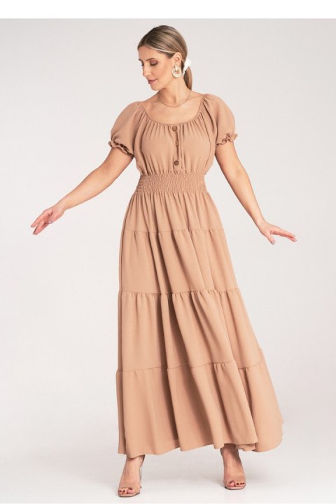 Sukienka Model M1170 Beige - Figl Figl Sukienka Model M1170 Beige - Figl Figl