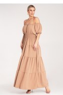 Sukienka Model M1170 Beige - Figl Figl Sukienka Model M1170 Beige - Figl Figl