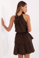 Sukienka Model MI-SK-920166.71P Dark Brown - Italy Moda Italy Moda Sukienka Model MI-SK-920166.71P Dark Brown - Italy Moda Italy Moda
