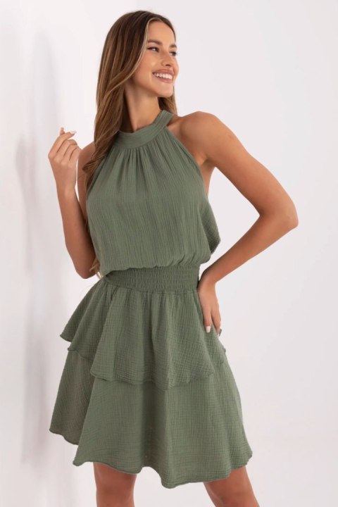 Sukienka Model MI-SK-92166.71P Khaki - Italy Moda Italy Moda Sukienka Model MI-SK-92166.71P Khaki - Italy Moda Italy Moda