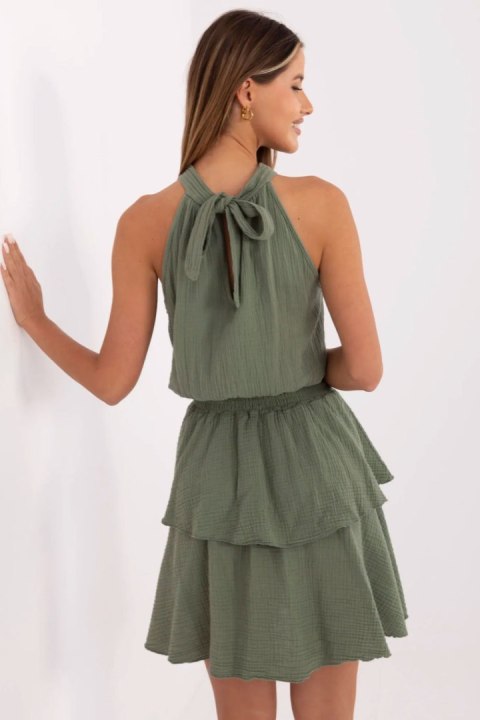Sukienka Model MI-SK-92166.71P Khaki - Italy Moda Italy Moda Sukienka Model MI-SK-92166.71P Khaki - Italy Moda Italy Moda