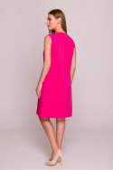 Sukienka Model S408 Pink - Stylove Stylove Sukienka Model S408 Pink - Stylove Stylove
