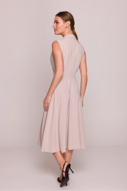 Sukienka Model S409 Beige - Stylove Stylove