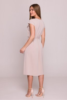 Sukienka Model S411 Beige - Stylove Stylove