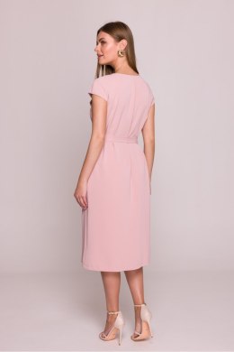 Sukienka Model S411 Powder Pink - Stylove Stylove