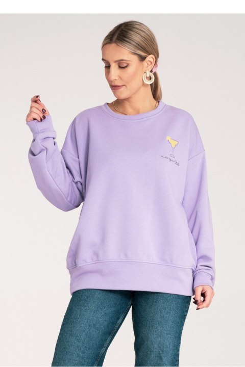 Bluza Damska Model M1152 Violet - Figl Figl Bluza Damska Model M1152 Violet - Figl Figl