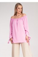 Bluzka Model M1133 Pink - Figl Figl Bluzka Model M1133 Pink - Figl Figl