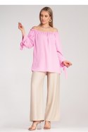 Bluzka Model M1133 Pink - Figl Figl Bluzka Model M1133 Pink - Figl Figl