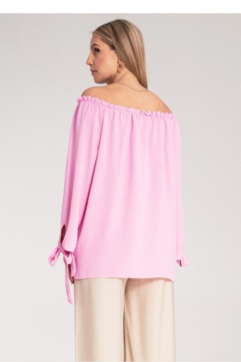Bluzka Model M1133 Pink - Figl Figl Bluzka Model M1133 Pink - Figl Figl
