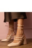 Czółenka Model Ferida H10045 Beige - PRIMO PRIMO Czółenka Model Ferida H10045 Beige - PRIMO PRIMO