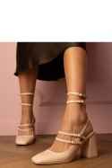 Czółenka Model Ferida H10045 Beige - PRIMO PRIMO Czółenka Model Ferida H10045 Beige - PRIMO PRIMO