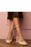 Czółenka Model Ferida H10045 Beige - PRIMO PRIMO Czółenka Model Ferida H10045 Beige - PRIMO PRIMO