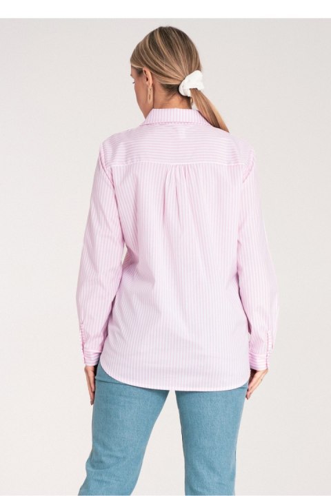 Koszula Damska Model M1174 Pink - Figl Figl Koszula Damska Model M1174 Pink - Figl Figl