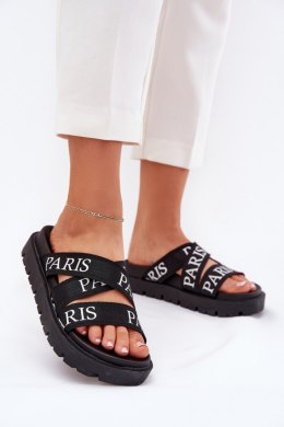 Sandał Klapki Model Celinea BG221P Black - Step in style Step in style