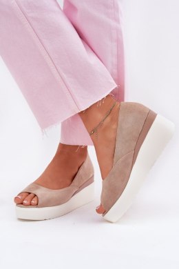 Sandały Model Velira JH528P Beige - Step in style Step in style