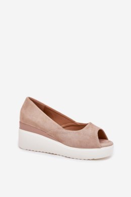 Sandały Model Velira JH528P Beige - Step in style Step in style