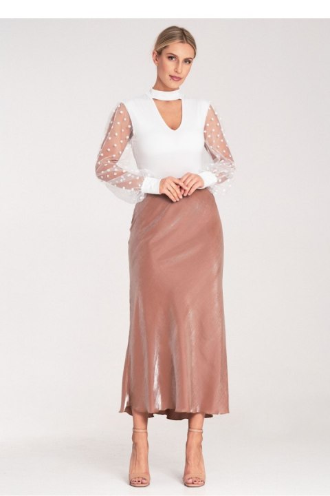 Spódnica Model M1084 Beige - Figl Figl Spódnica Model M1084 Beige - Figl Figl