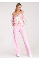 Spodnie Damskie Model M1129 Pink - Figl Figl Spodnie Damskie Model M1129 Pink - Figl Figl