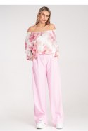 Spodnie Damskie Model M1129 Pink - Figl Figl Spodnie Damskie Model M1129 Pink - Figl Figl