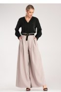 Spodnie Damskie Model M1134 Beige - Figl Figl Spodnie Damskie Model M1134 Beige - Figl Figl