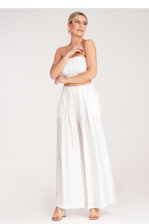 Spodnie Damskie Model M1158 White - Figl Figl Spodnie Damskie Model M1158 White - Figl Figl
