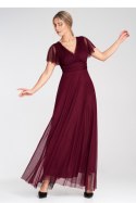 Sukienka Model M1103 Bordo - Figl Figl Sukienka Model M1103 Bordo - Figl Figl