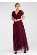 Sukienka Model M1103 Bordo - Figl Figl Sukienka Model M1103 Bordo - Figl Figl