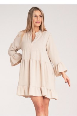 Sukienka Model M1136 Beige - Figl Figl