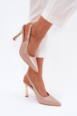 Szpilki Model Rivori LE116P Beige - Step in style Step in style