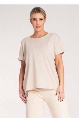Tshirt Damski Model M1164 Beige - Figl Figl