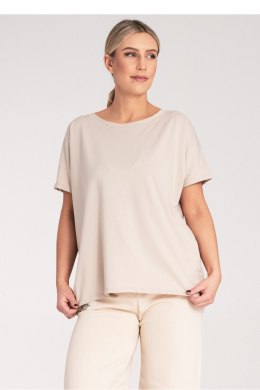Tshirt Damski Model M1164 Beige - Figl Figl