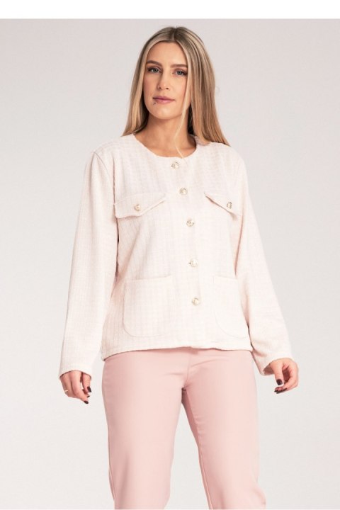 Żakiet Model M1150 Beige - Figl Figl Żakiet Model M1150 Beige - Figl Figl
