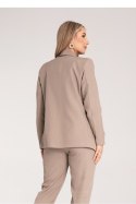 Żakiet Model M1175 Dark Beige - Figl Figl Żakiet Model M1175 Dark Beige - Figl Figl