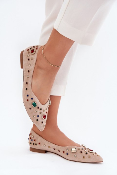 Baleriny Model Valena JH525P Beige - Step in style Step in style