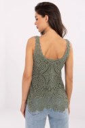 Bluzka Model MI-BZ-9006.75 Khaki - Italy Moda Italy Moda Bluzka Model MI-BZ-9006.75 Khaki - Italy Moda Italy Moda