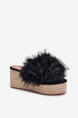 Sandał Klapki Model Virela BG225P Black - Step in style Step in style