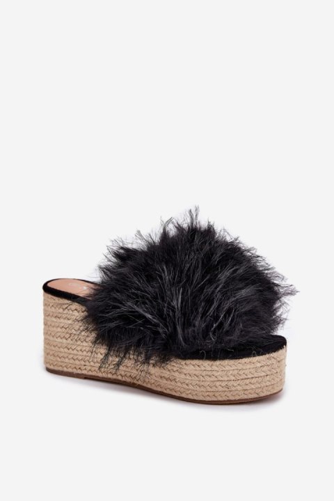 Sandał Klapki Model Virela BG225P Black - Step in style Step in style Sandał Klapki Model Virela BG225P Black - Step in style Step in style