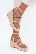 Sandały Model Lunara JH399 Beige - Step in style Step in style Sandały Model Lunara JH399 Beige - Step in style Step in style