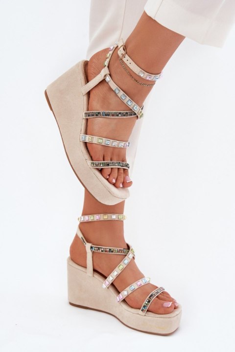 Sandały Model Lunara JH399 Beige - Step in style Step in style Sandały Model Lunara JH399 Beige - Step in style Step in style