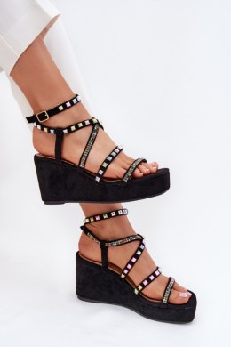 Sandały Model Lunara JH399 Black - Step in style Step in style
