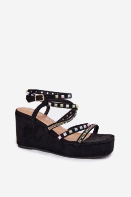Sandały Model Lunara JH399 Black - Step in style Step in style