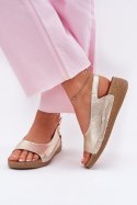 Sandały Model Maciejka L7069 -25 Gold - Step in style Step in style Sandały Model Maciejka L7069 -25 Gold - Step in style Step in style