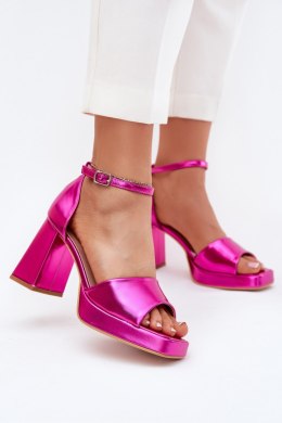 Sandały Model Marila KK54P Fuksja - Step in style Step in style