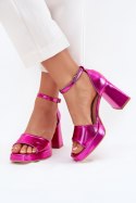 Sandały Model Marila KK54P Fuksja - Step in style Step in style Sandały Model Marila KK54P Fuksja - Step in style Step in style
