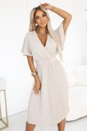 Sukienka Model Lyra 607-1 Beige - Numoco Numoco