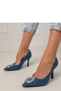 Szpilki Model Eleda G423 Jeans - PRIMO PRIMO Szpilki Model Eleda G423 Jeans - PRIMO PRIMO