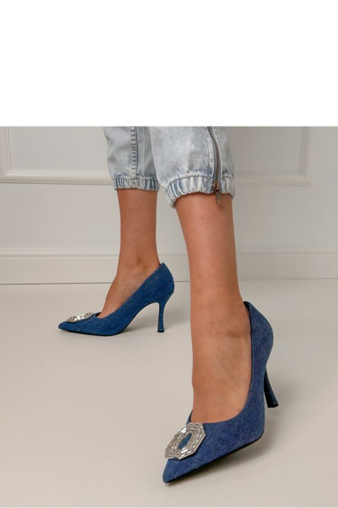 Szpilki Model Eleda G423 Jeans - PRIMO PRIMO Szpilki Model Eleda G423 Jeans - PRIMO PRIMO