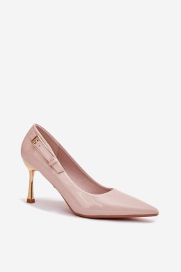 Szpilki Model Mivira LE137P Beige - Step in style Step in style